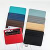 Mini Ultra-thin PU Leather Wallet 4 Slots Cardholder Slim Bank Credit ID Card Holder Women Men's Business Card Bag Small Case