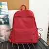 School bag Korean version ins high value backpack early high birth girl casual simple commute versatile large capacity