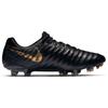 Nike Tiempo Legend 7 Elite FG Black Gold Men Sneakers Metallic-Vivid-Gold AH7238-077
