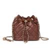 2024 Argyle Chain Crossbody: Luxurious Small Round Bucket Bag for Women
