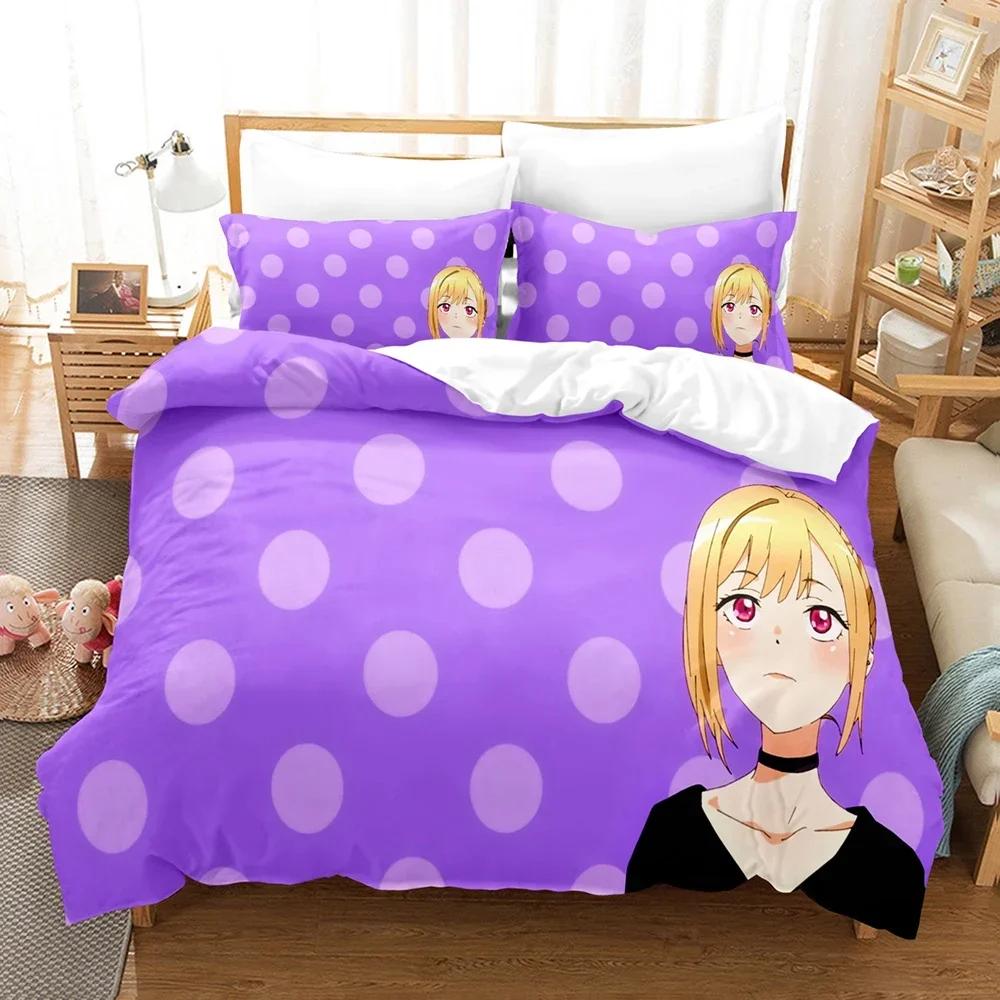 3D Printed My Dress Up Darling Kitagawa Marin 3D Duvet Cover Bedding Set Comforter Linen Pillowcases Home Decor Single Queen