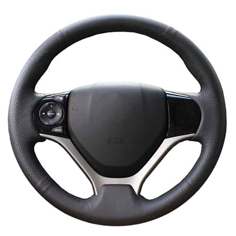 DIY Custom Original Auto Lenkrad Abdeckung Für Honda Civic Civic 9 Leder Geflecht Abdeckung Für Lenkrad Auto