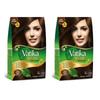 Dabur Vatika Henna Hair Henna Dark Brown 10g 6 Pouches 2 Packs - Dye