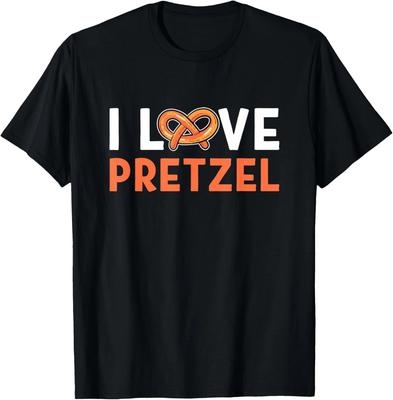 Pretzel Lovers Baker Foodie I Love Pretzel T-Shirt