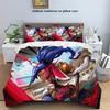 Anime Jinx Arcane: League of Legends Home Bed Three Piece Set Anime Printed Pillowcase Duvet Cover Full Size Customizable