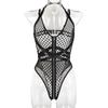 Aduloty Damska seksowna bielizna Hollow Mesh Perspektywa Halter Sling Body Letnia cienka modna pokusa Bielizna erotyczna