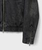 Belier Trail Denim Blouson Jacket - Grain Black