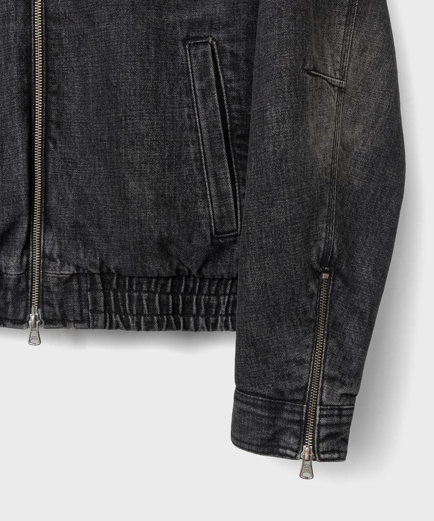 Belier Trail Denim Blouson Jacket - Grain Black