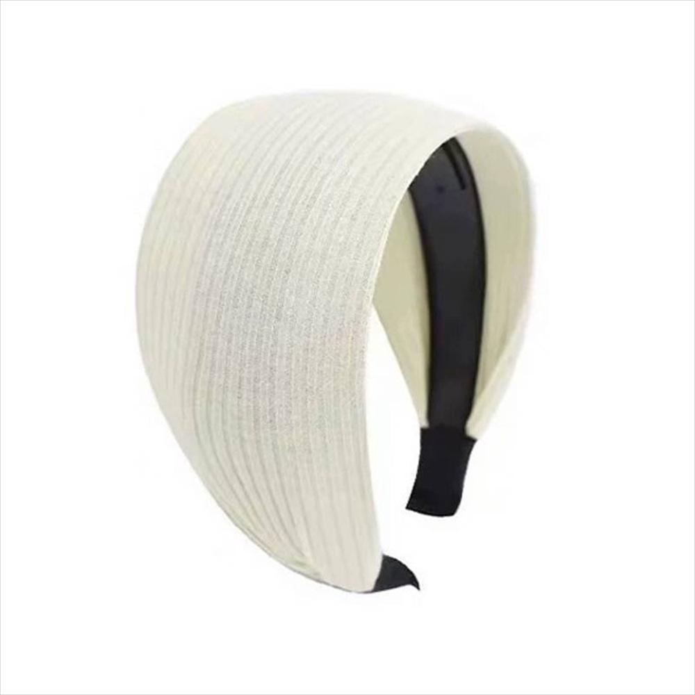 French Plain Wide Headband for Women - Enhances Features, Stylish Hair Accessory