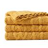 Knitted Blankets Thick Chenille Blanket Plaid Throw Blanket For Sofa Chunky Throws Bedspread On The Bed New Year Decor