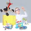 Science Diy Air-powered Car Educational Wood Model For Stem Education