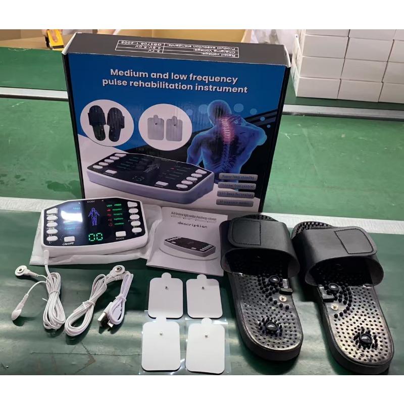 Charging Pulse Massager Household Medium and Low Frequency Physiotherapy Device Whole Body Meridian Electrotherapy Device