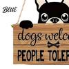 Fun Cat Door Hanger Shaped Welcome Sign Durable Wooden