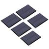 5 stk Mini solcellepanel epoksycellekortmodul for batterileker lader lys 4V 150mA