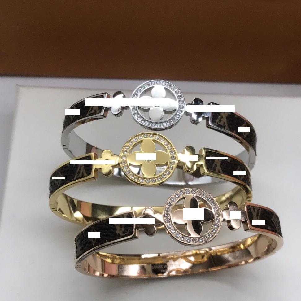 Europäisches & Amerikanisches Vintage Lederarmband mit Farbverlauf und Schloss-Design