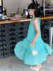 2024 Summer Mint Green Halter Dress for Mother and Daughter - Perfect for Sanya Beach Vacation