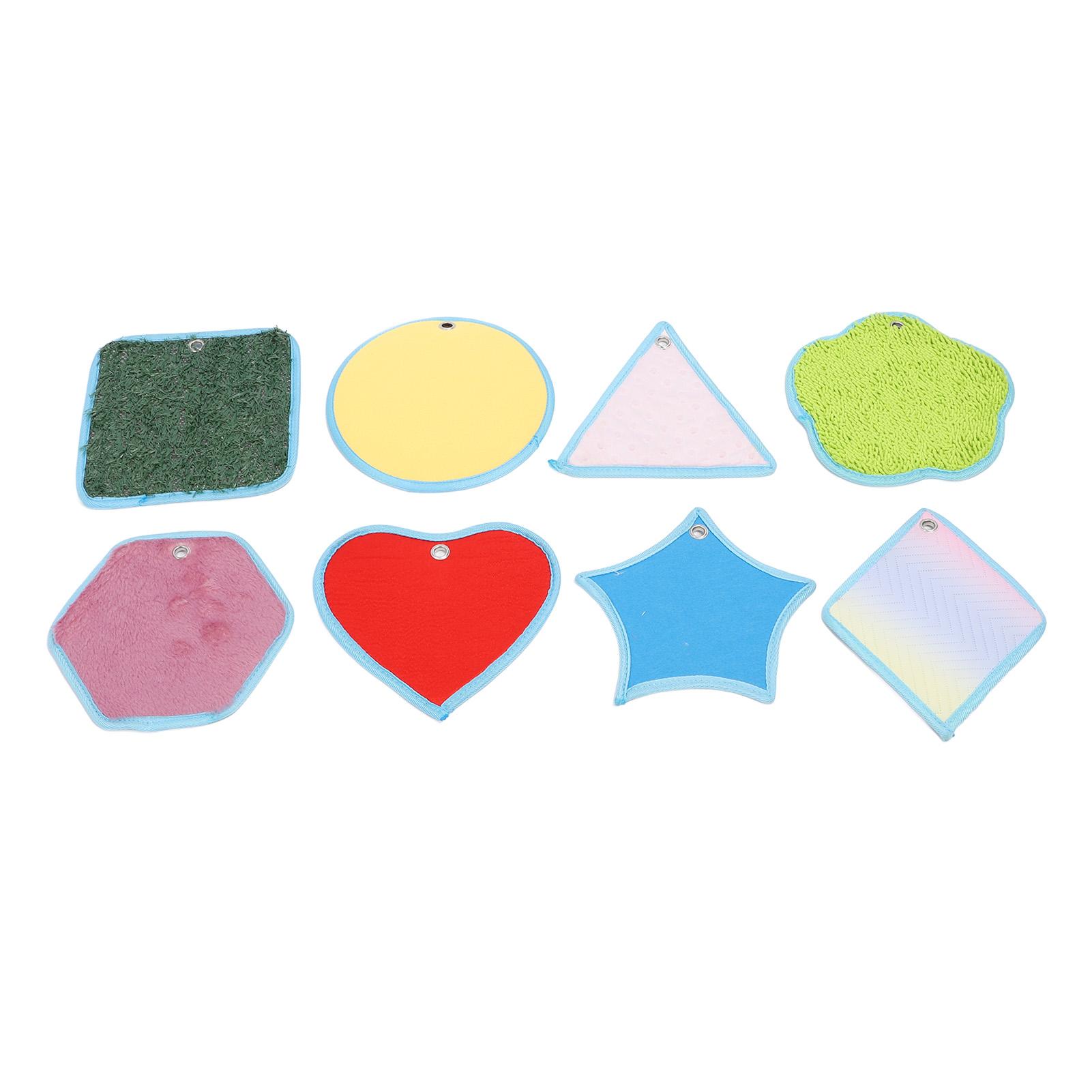 

8 наборов сенсорных ковриков для детей с аутизмом, различные текстурированные игрушки для релаксации и успокоения, сенсорные