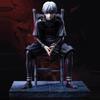 Anime Sitzende Haltung Kaneki Ken Actionfigur Doppelte Hände Austauschbarer Kopf GK Modell Figur Mode Spielzeug PVC Statue Jungen Geschenke