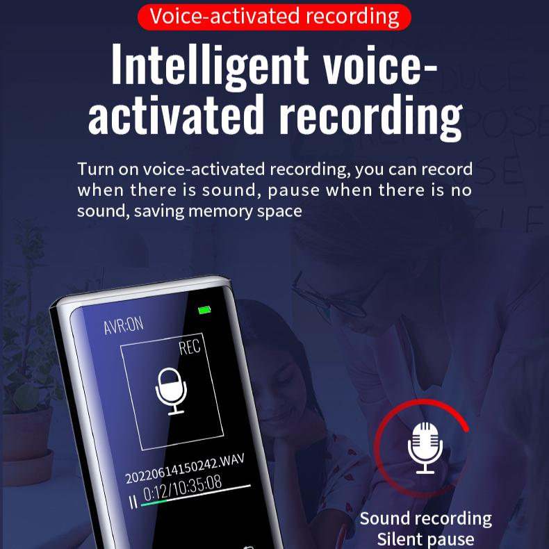 M27 One Click Recording High-definition Noise Reduction Recording Pen MP3 Voice To Text AI Intelligent Voice Control Pen