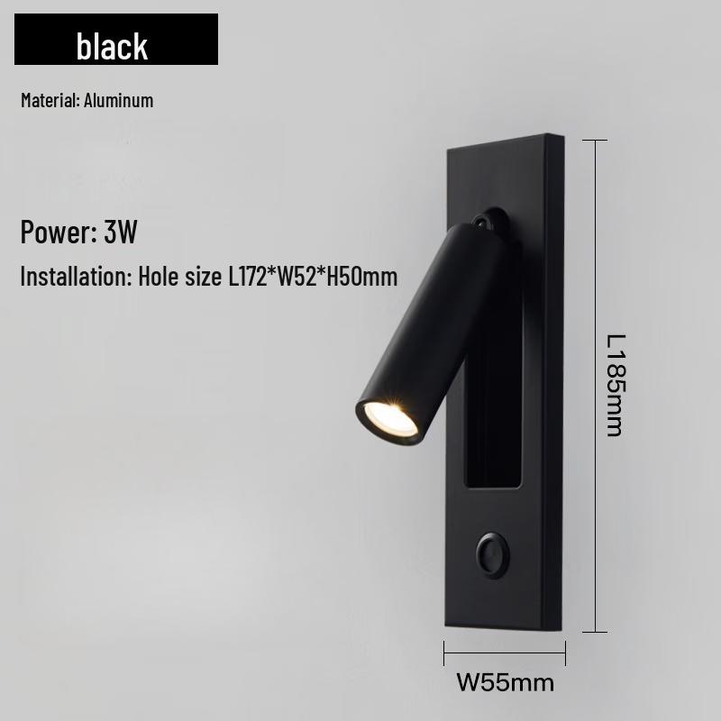 oeny Creative LED Bedside Wall Lamp