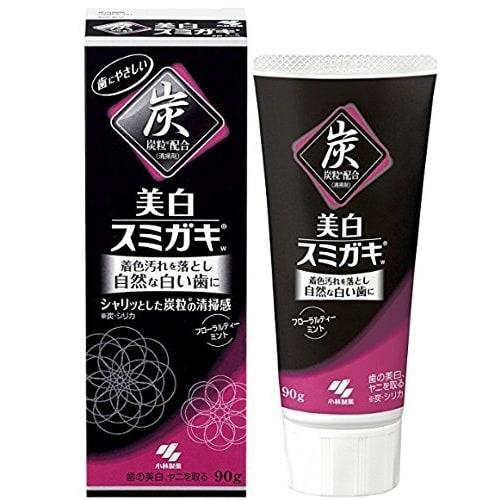 Set: Kobayashi Pharmaceutical Whitening Toothpaste, Floral Tea Mint (90g) X 3-pack