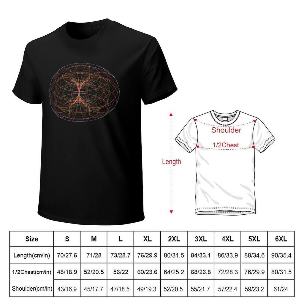 Torus Sacred Geometry TShirt plus sizes custom t shirt Anime tshirt luxury tshirt men t shirts