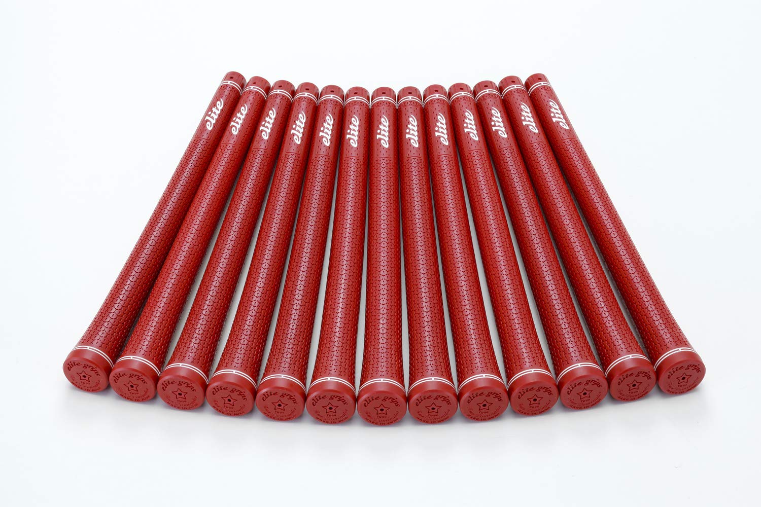 

elitegrips Гольф Грипсы TD50 Classic Без Задней Линии Набор из 13 штук, Красный,
