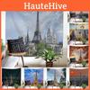 Nordic Paris Eiffel Tower Landscape Polyester Tapestry For Renting House Renovation Student Dormitory Wall Background Hanging Cloth