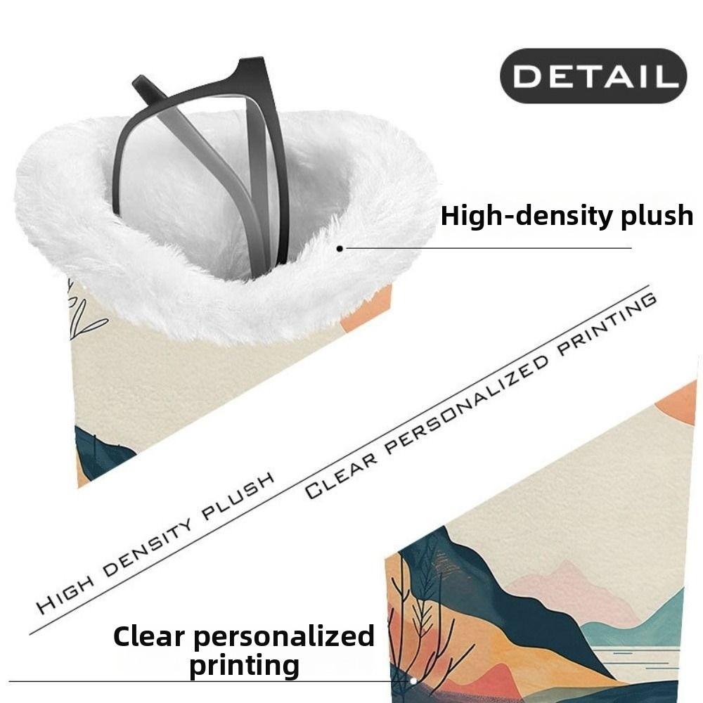 Plüsch Brillenständer PU Brillenhalter Tragbares Brillenetui für Zuhause Büro