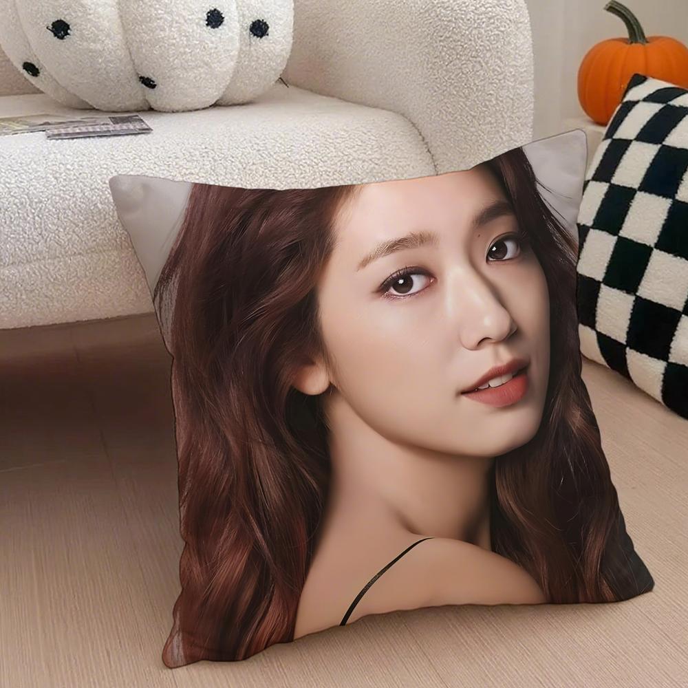 actor fresh PPark Shin Hye Cushion Cover Throw Pillow Cover Hidden Button Durable Polyester Chair Cushion
