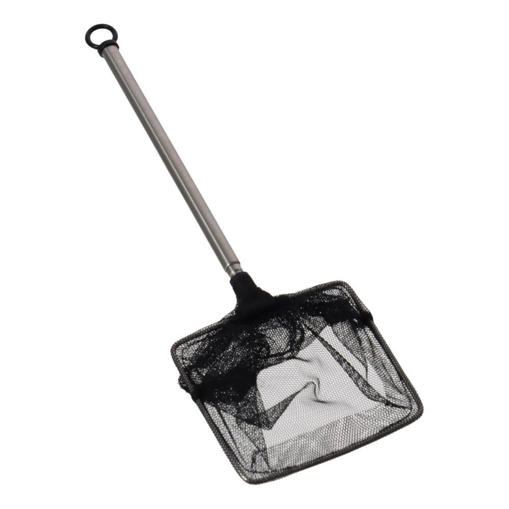 

Хвостовую часть можно подвесить, квадратная телескопическая рыболовная сеть 16,1 ~ 45 см с длинной ручкой, сетка для аквариума