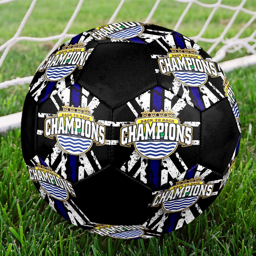 Persib Bandung Indoor Soccer Ball Colorful All Ages Size 5 Machine Stitched PVC Competition Ready Durable High-Bounce