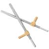 2 Pcs Bow Screw Rod Instrument Accessories Violin Accessory Parts Tool Frog Repairing Metal Replacement