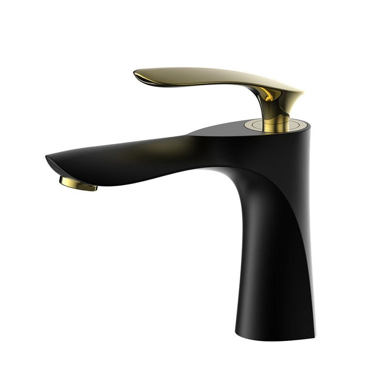 Creative Bathroom Basin Faucet Single Hole Single Handle Rose Gold/Gold/White Hot & Cold Sink Mixer Tap Crane Deck Mounted