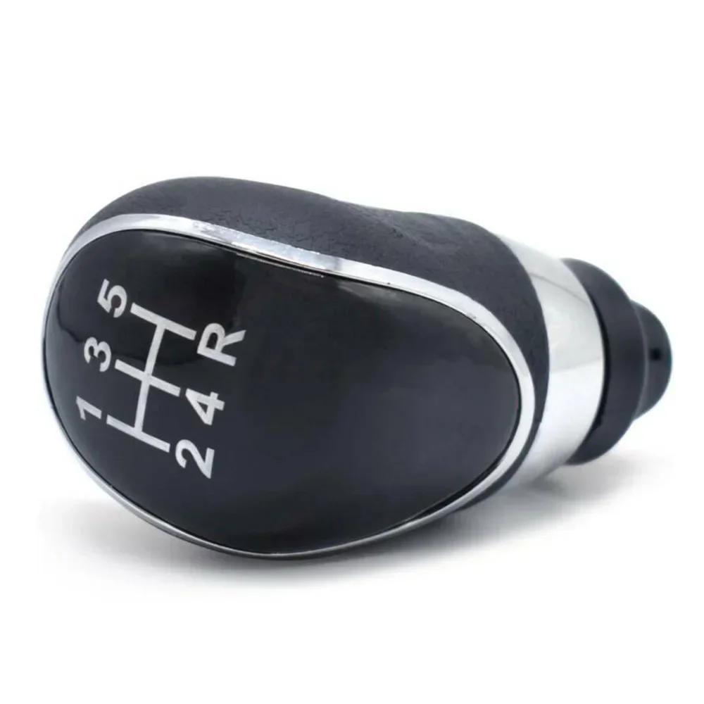 5 Speed Gear Shift Knob For Ford Fiesta MK7 2008 - 2013 Focus MK2 FL 2008 - 2011 PU Leather Manual Gear Shift Knob