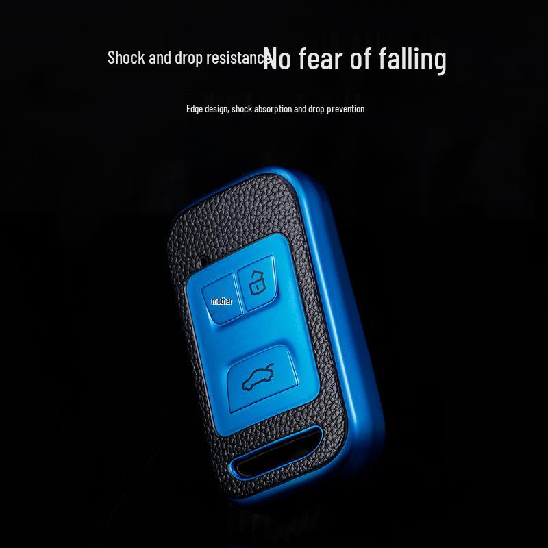 Chery Tiggo Key Case: Tiggo 8, 7, 5x Full Wrap Leather Key Shell & Buckle