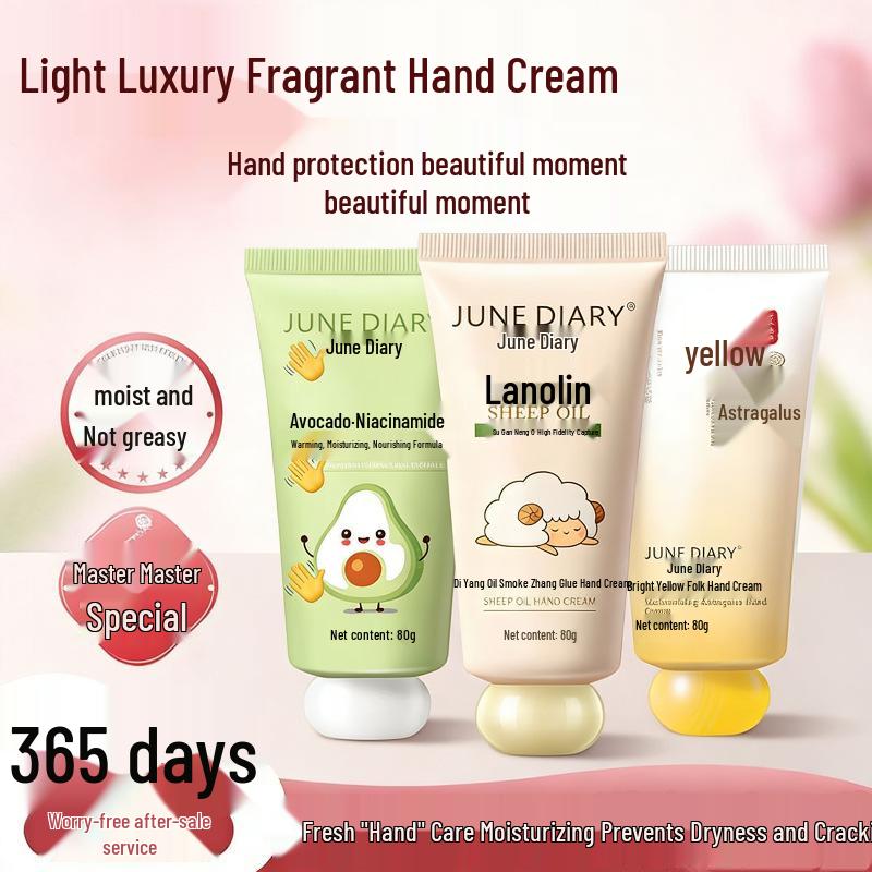 June Diary Astragalus Hand Cream: Moisturizes, Hydrates, Nourishes, and Smooths Hands