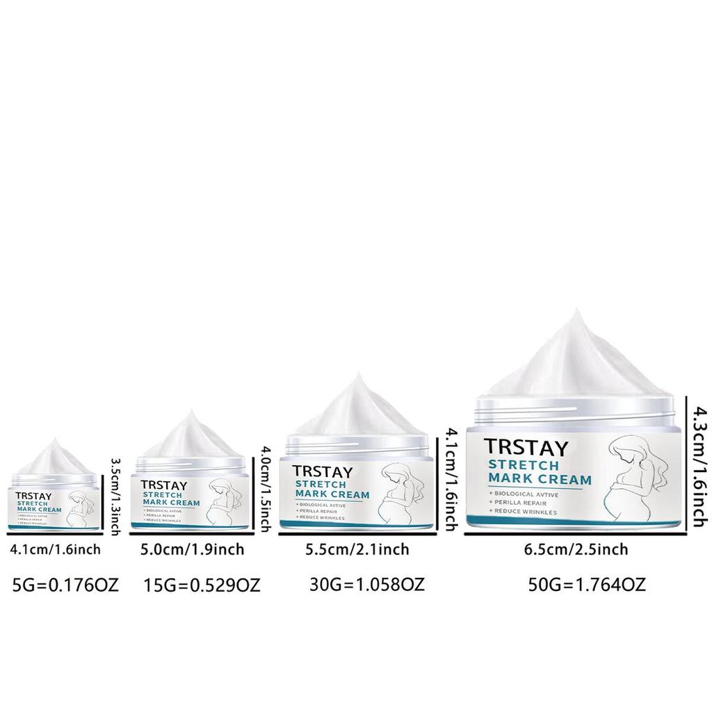 Smoothing Skin Stretch Mark Cream, Gentle and Non-irritating, Smooths Wrinkles and Fades Fine Lines