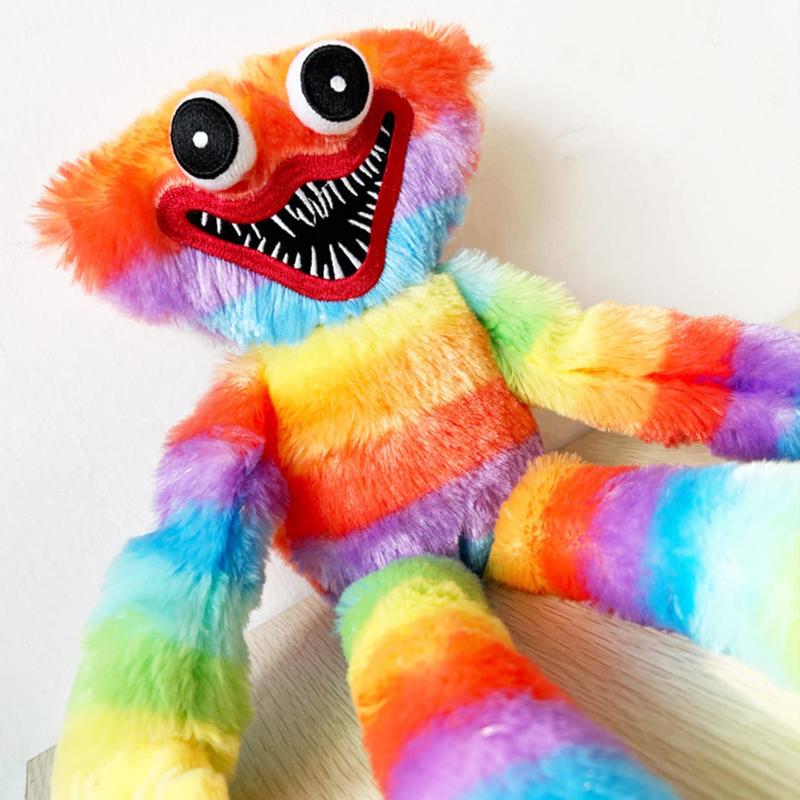 Poppy Playtime Huggy Wuggy Plüschpuppe Wurstmonster Gruselig Lustiges Plüschtier für Kinder Fans Geschenke