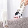 12 pcs/set Plastic Material Drying Rack Non-slip Design Fine White Windproof Fixed Clip Soft Rubber Non-marking Clip