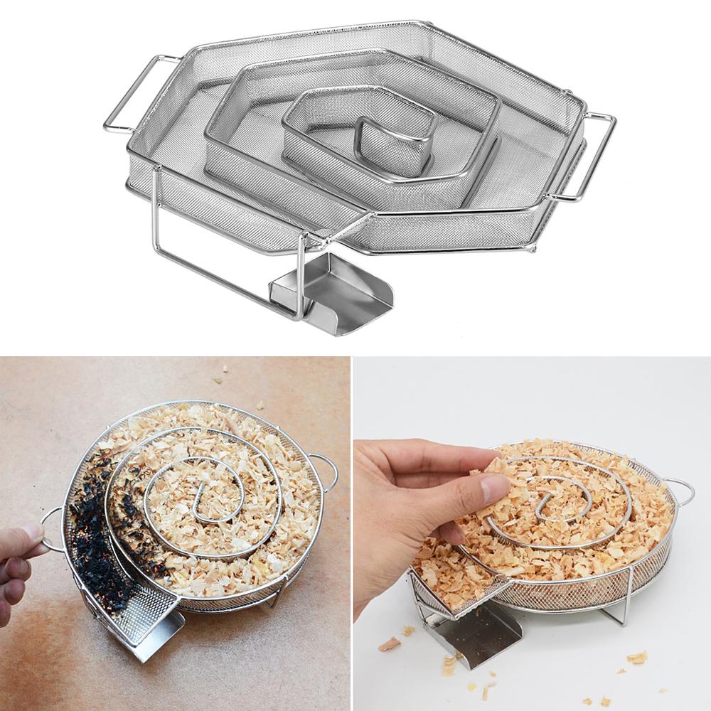 Buy Stainless Steel Cold Smoke Generator Cold Smoking Box Grill Mesh