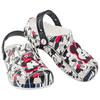 Disney x Crocs Classic Mickey & Minnie Mouse Versatile Comfortable Hole Shoes Women's Black & White
