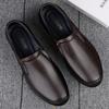 Newest Genuine Leather Men Casual Shoes Luxury Brand Upscale Men'S Shoes Breathable Slip On Lazy Driving Loafers Dress Offce Shoes