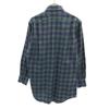 Aquascutum made in Japan Check Pattern Long sleeve shirt green Men's Used