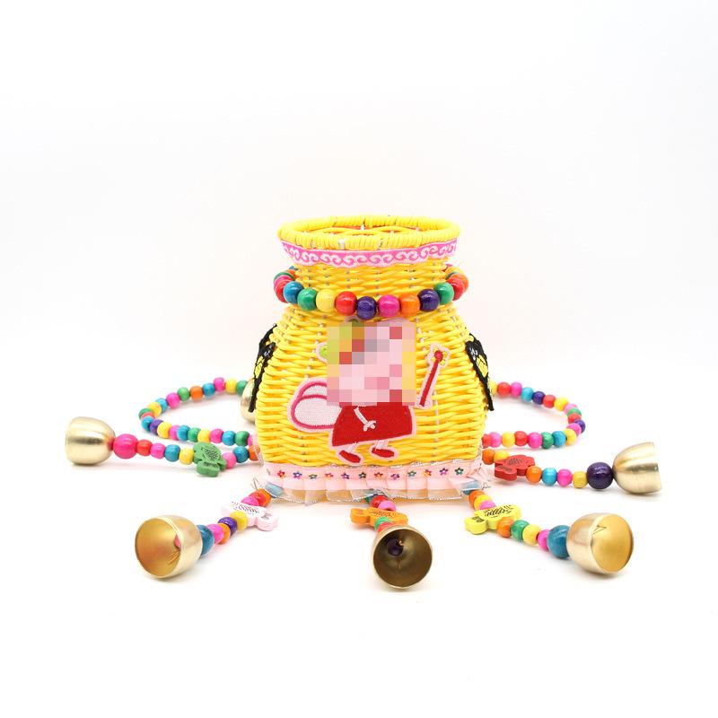 Colorful Ethnic Lace Children s Woven Backpack - Yunnan Souvenir