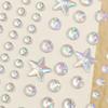 Sparkling Star Shaped Acrylic Rhinestone Face Stickers 1pc, Perfect for Parties & Stage Festivals