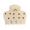 huaqianguhh Hair Claw for Women, Small Size Back Head Clip, Dot Print Shower Claw, Korean Style Accessory Thin
