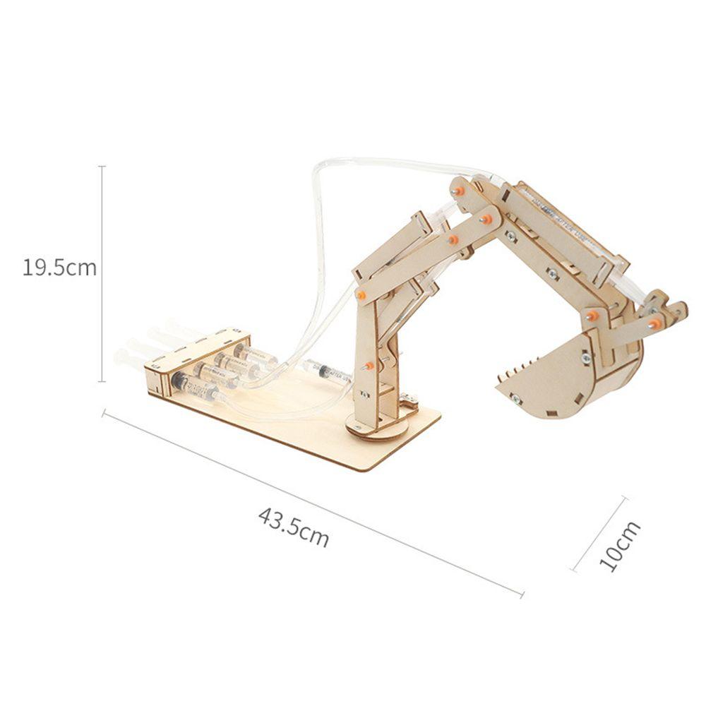 Toy Invention Science and Education Student Technology Model Science Toy Hydraulic Excavator