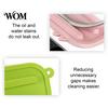 Non-slip Spatula Rest Silicone Pot Lid Holder, Cute Pig Shaped, Non Slip Heat Resistant Mat Utensil Holder with Drain Grooves, Multifunctional Kitchen