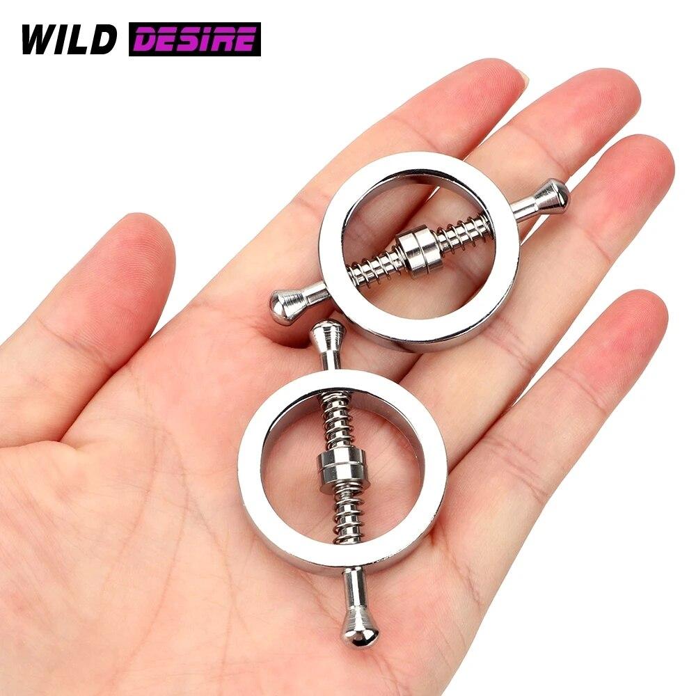 Spike Metall Nippelklemmen Verstellbare Brustclipgewichte Bondage Sex Produkte Sexy Tools Für Frauen Männer Homosexuell Nippelspielzeug Sex Shop